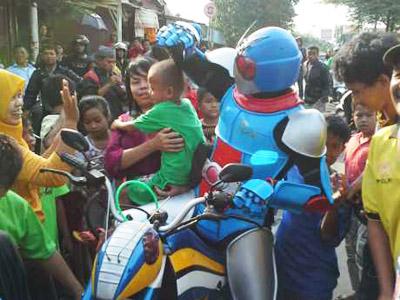 Inilah Kamen Rider yang Datangi Pintu Kecelakaan Bintaro